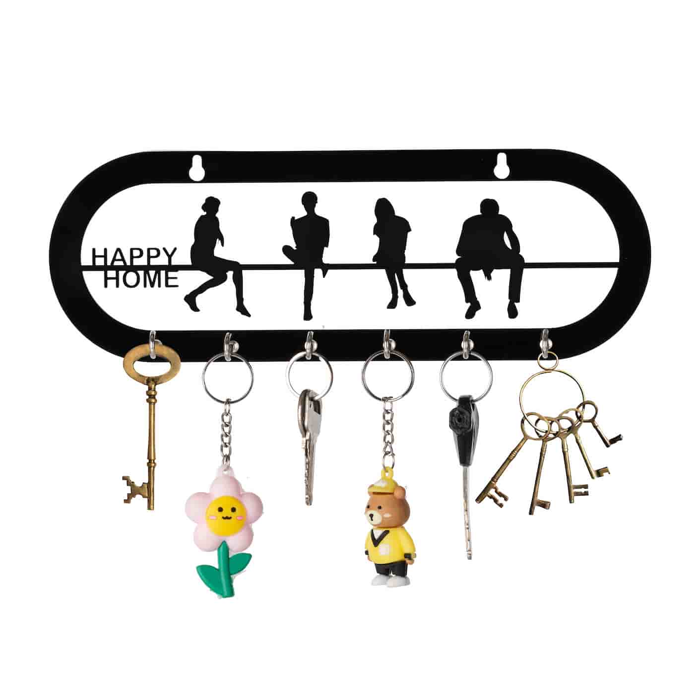 Black Acrylic Key Holder-1