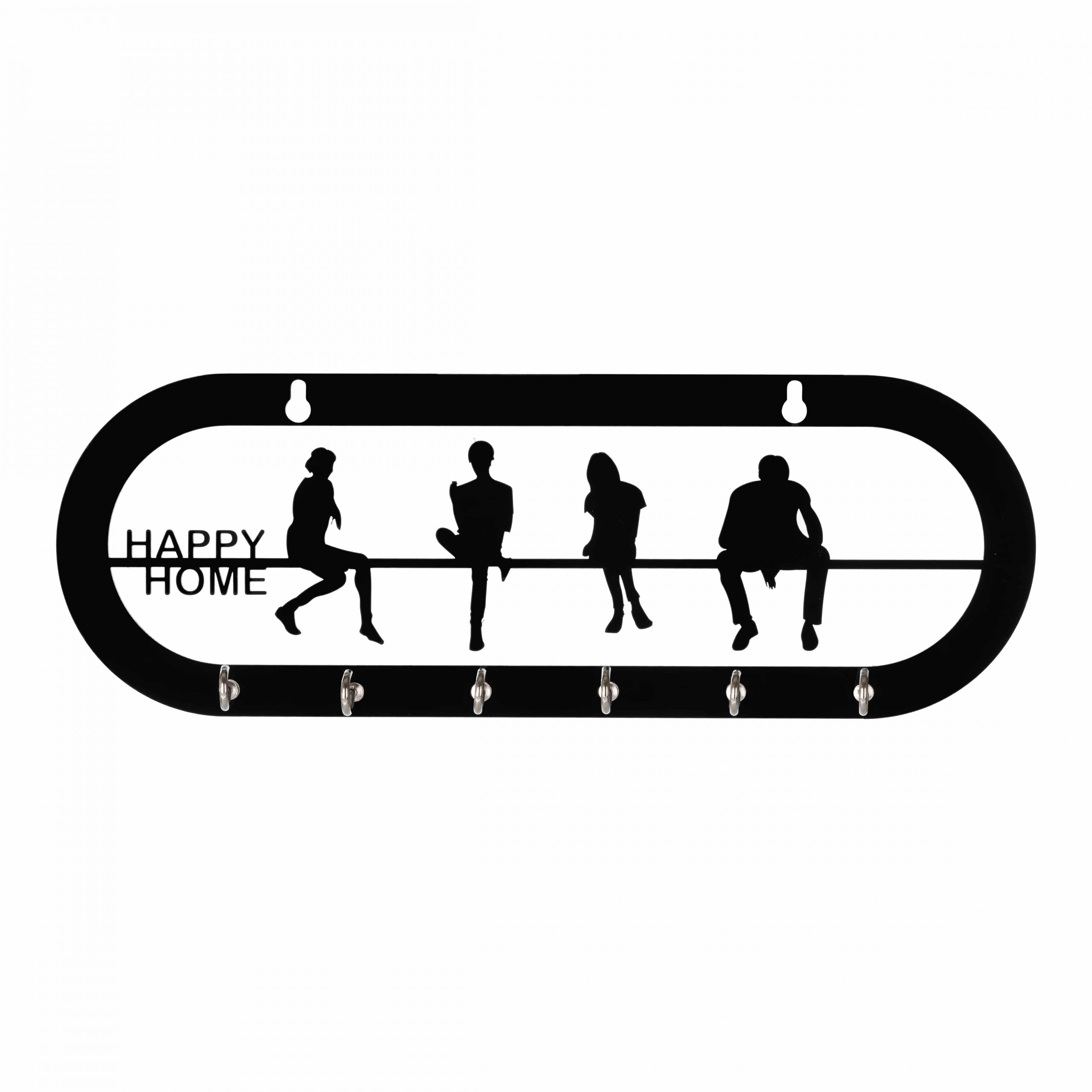 Black Acrylic Key Holder-3