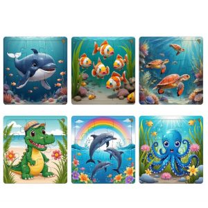 Combo pack for 6 sea animal