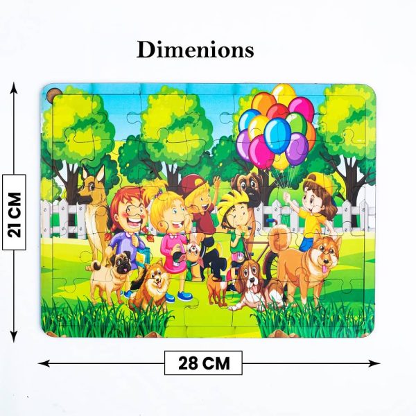 Kids Playing Balloon Jigsaw Puzzle